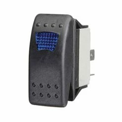 KT Cables 16amp On Off Rocker Switch With Blue LED