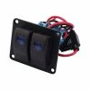 Bowline Switch Panel 2 Rocker LED Black