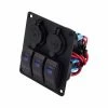 Bowline Switch Panel 3 Rocker 2 USB Plus Cigarette Socket