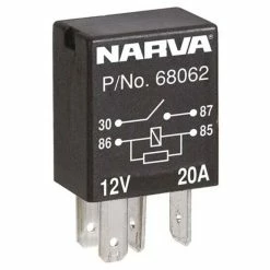 Narva 12V 20A Normally Open 4 Pin Micro Relay