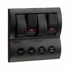 Narva 4-Way LED Switch Panel With Fuse Protection