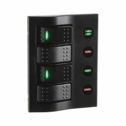 Narva 4-Way LED Switch Panel With Circuit Breaker Protection
