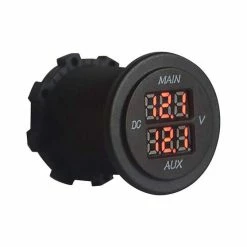 KT Cables 12V Dual Accessory Socket With LCD Voltage Display